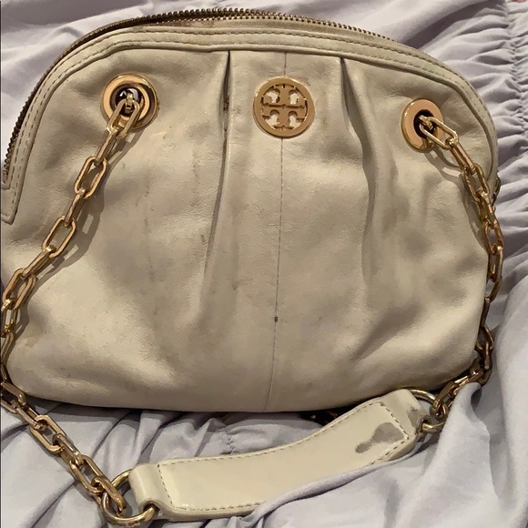 tory burch white purse